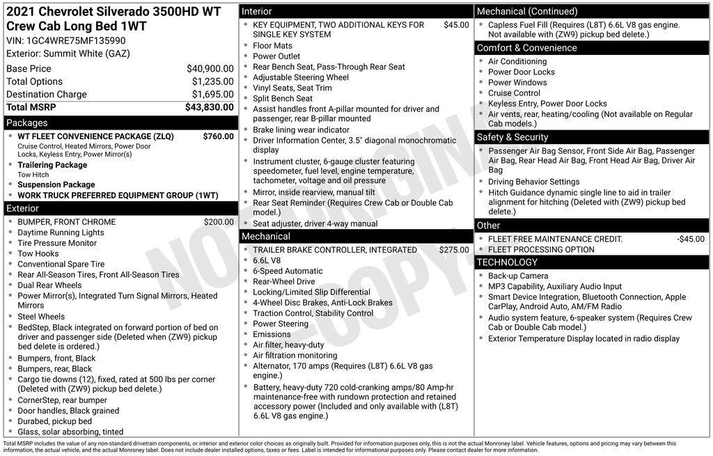 chevrolet silverado 3500hd 2021 1GC4WRE75MF135990 image chevrolet silverado 3500hd 2021 1GC4WRE75MF135990 image